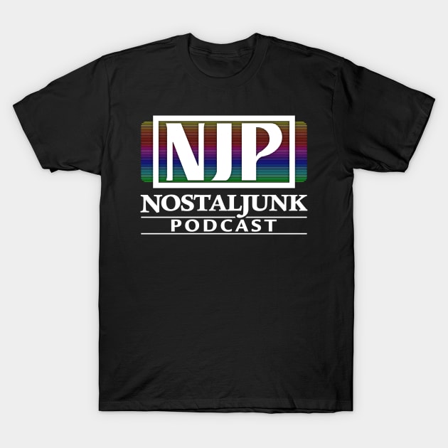 Nostaljunk Podcast - "VHS Logo Design"【﻿Retro】 ☆NostaljunkPod☆ T-Shirt by nostaljunkpod